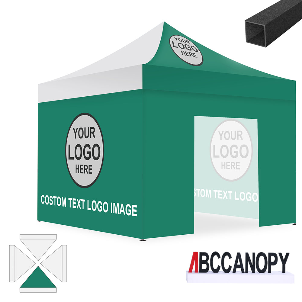 ABCCANOPY Custom Canopy Tent Pop Up Shelter (S1 Commercial) - 10x10, 10x15, 10x20