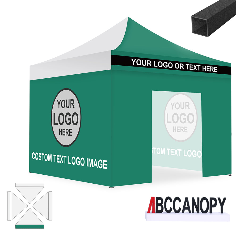 ABCCANOPY Custom Canopy Tent Pop Up Shelter (S1 Commercial) - 10x10, 10x15, 10x20