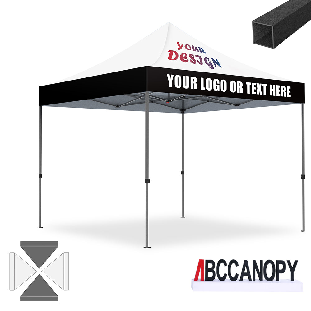 ABCCANOPY Custom Canopy Tent Pop Up Shelter (S1 Commercial) - 10x10, 10x15, 10x20
