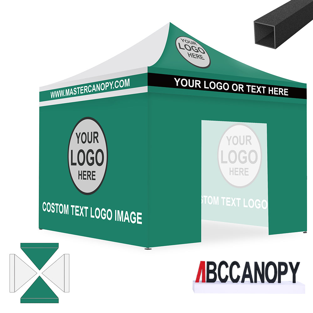 ABCCANOPY Custom Canopy Tent Pop Up Shelter (S1 Commercial) - 10x10, 10x15, 10x20