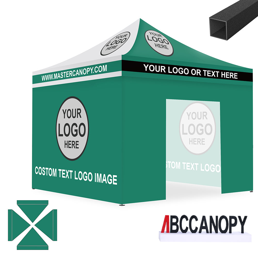 ABCCANOPY Custom Canopy Tent Pop Up Shelter (S1 Commercial) - 10x10, 10x15, 10x20
