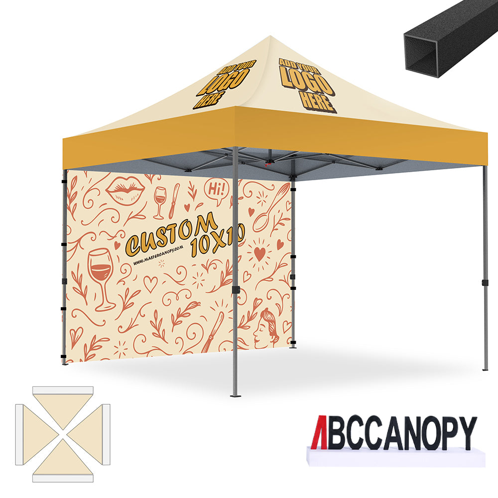 ABCCANOPY Custom Canopy Tent Pop Up Shelter (S1 Commercial) - 10x10, 10x15, 10x20