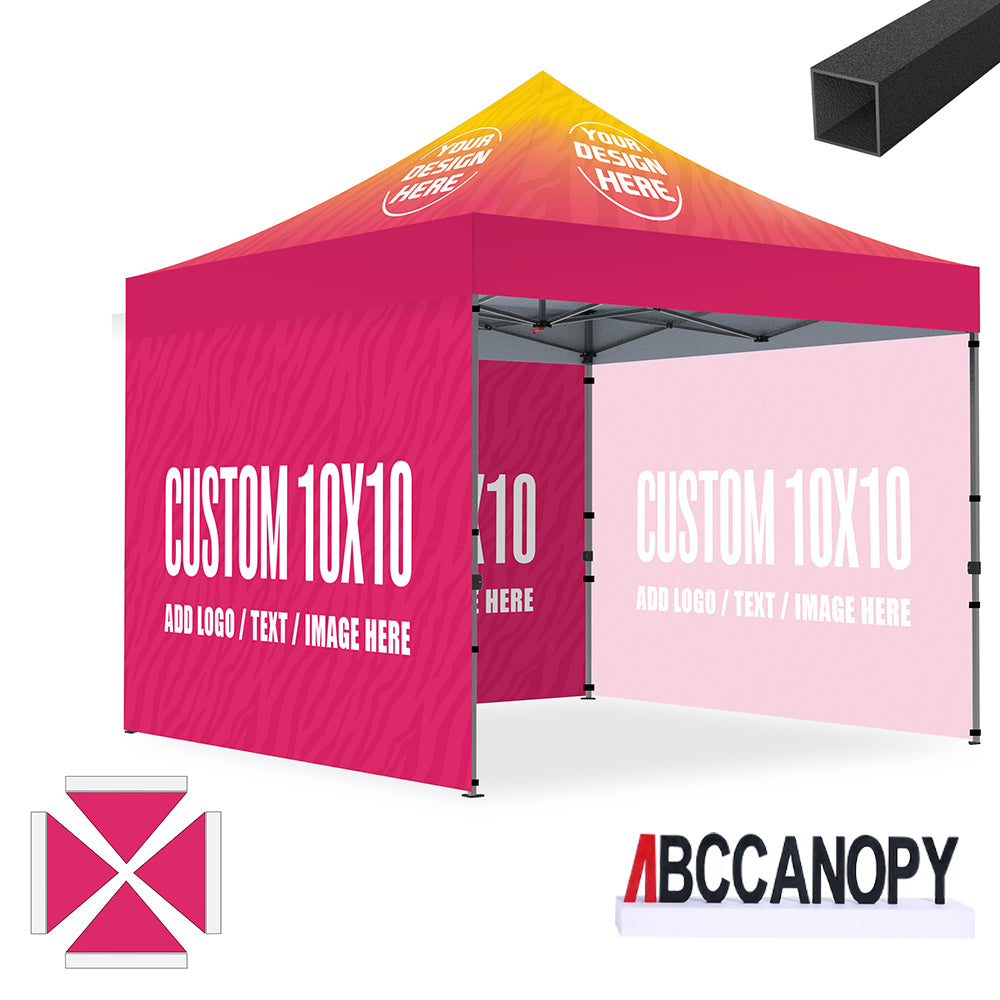 ABCCANOPY Custom Canopy Tent Pop Up Shelter (S1 Commercial) - 10x10, 10x15, 10x20