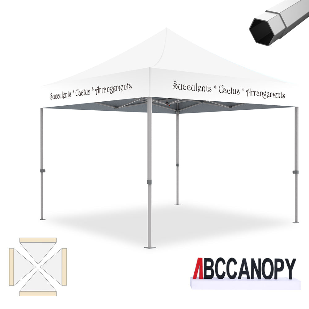 ABCCANOPY Custom Canopy Tent Heavy Duty Pop Up Shelter (S2 Premium) - 8x8, 10x10, 10x15, 10x20