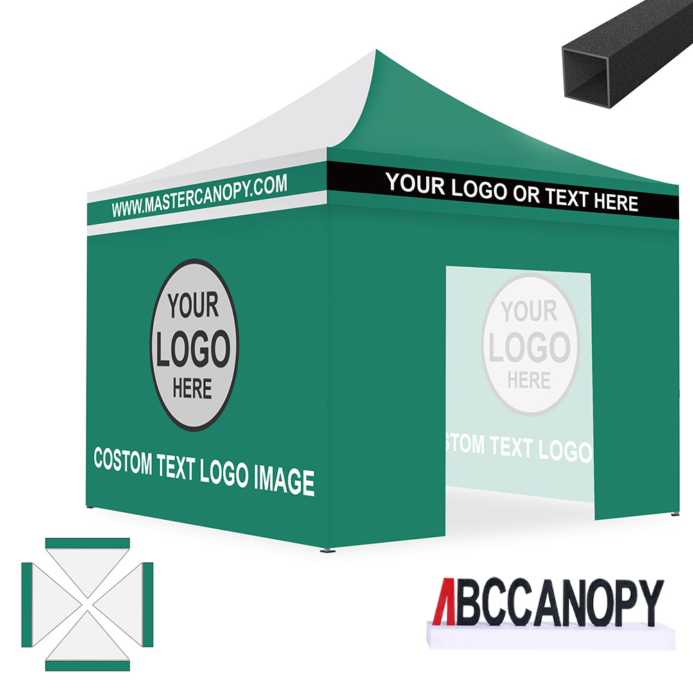 ABCCANOPY Custom Canopy Tent Pop Up Shelter (S1 Commercial) - 10x10, 10x15, 10x20