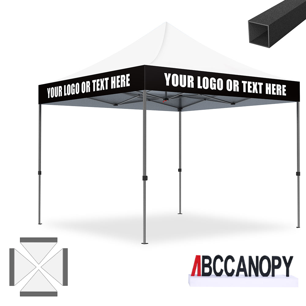 ABCCANOPY Custom Canopy Tent Pop Up Shelter (S1 Commercial) - 10x10, 10x15, 10x20