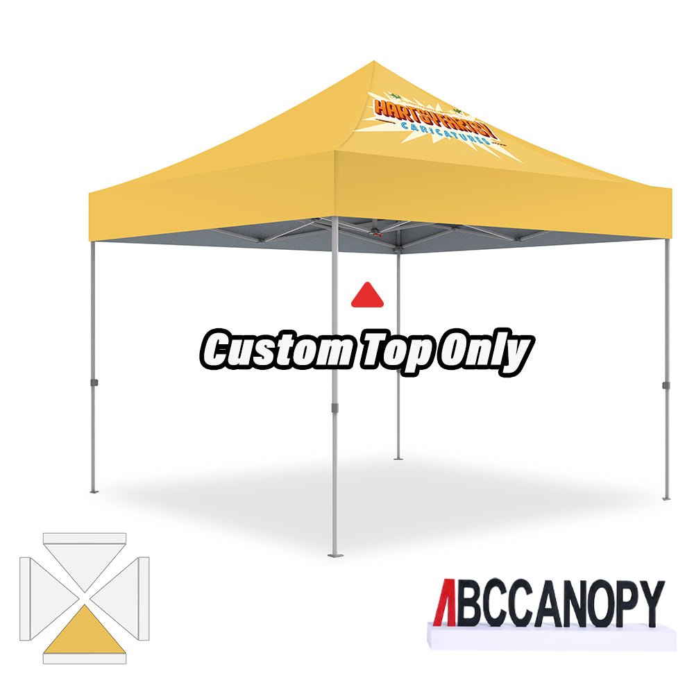 ABCCANOPY Custom Canopy Top with Logo 8x8/10x10/10x15/10x20 (Top Only)