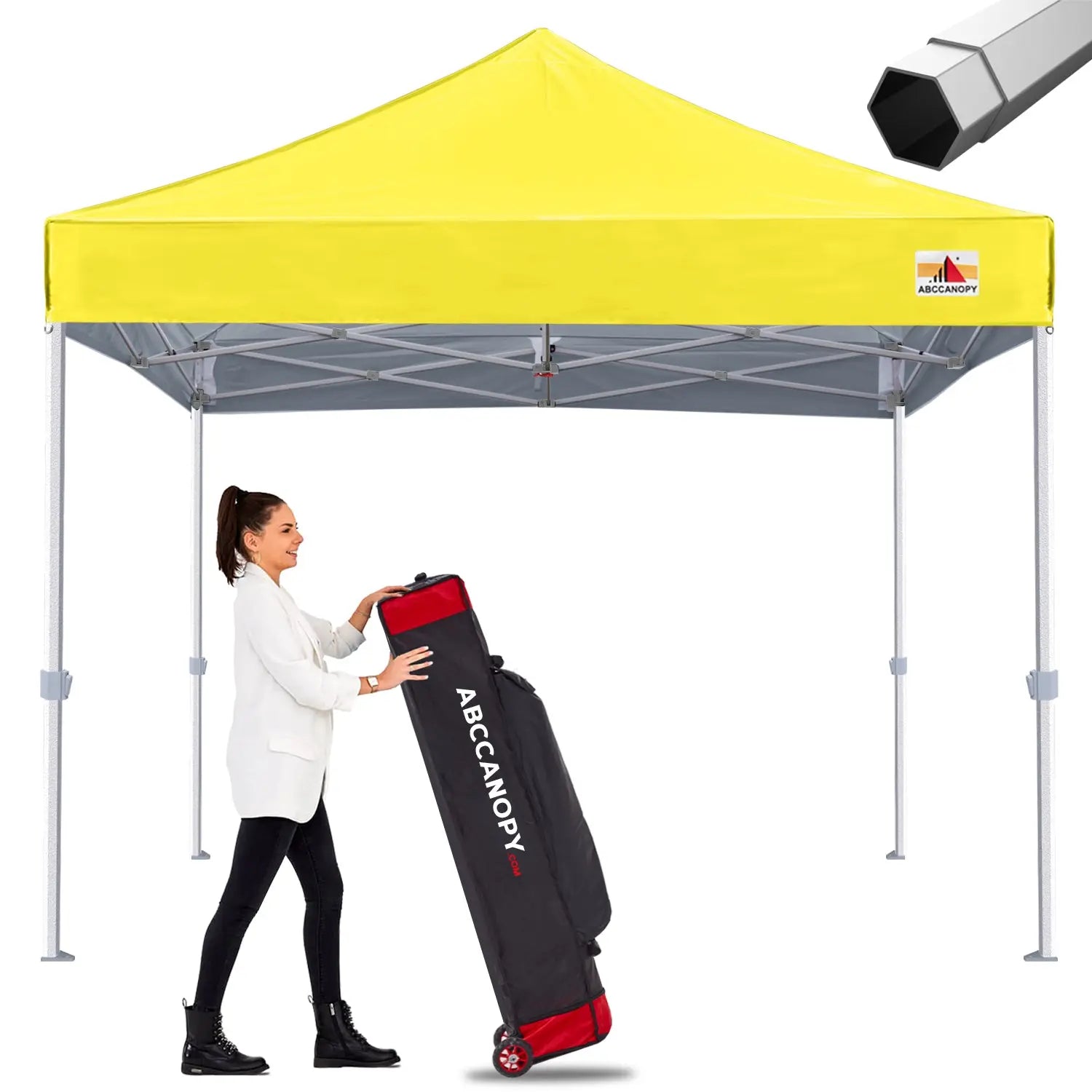ABCCANOPY S2 Premium Heavy Duty Pop Up Canopy Tent - 8x8, 10x10, 10x15, 10x20
