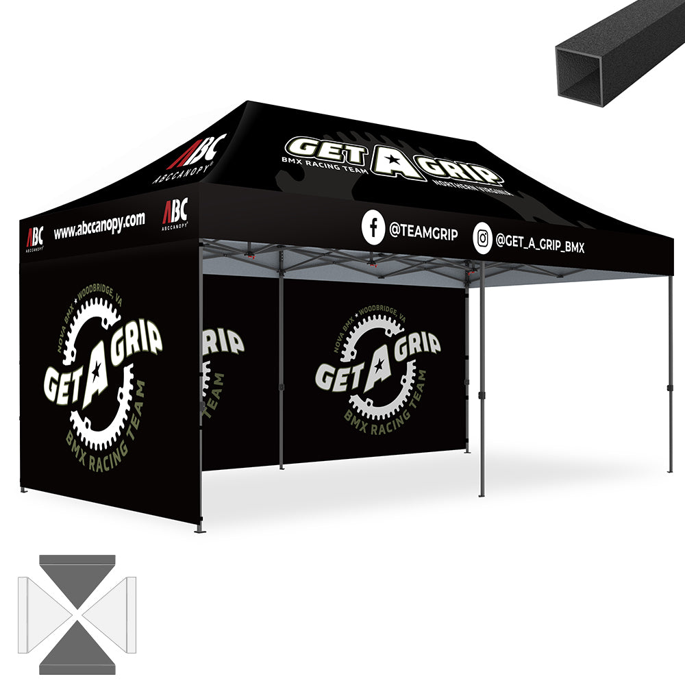 ABCCANOPY Custom Canopy Tent Brand Union (S1 & S2 Premium) - 10x10, 10x15, 10x20