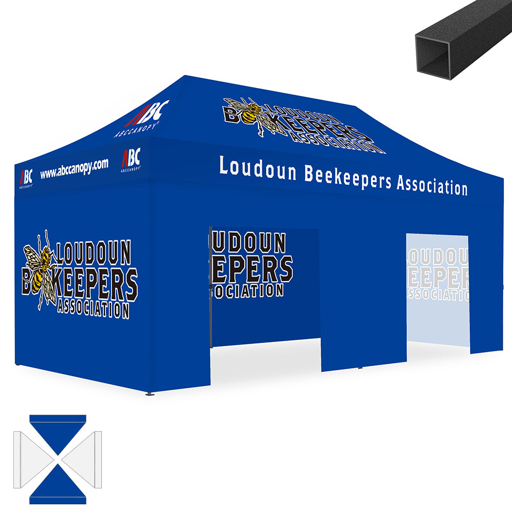 ABCCANOPY Custom Canopy Tent Brand Union (S1 & S2 Premium) - 10x10, 10x15, 10x20