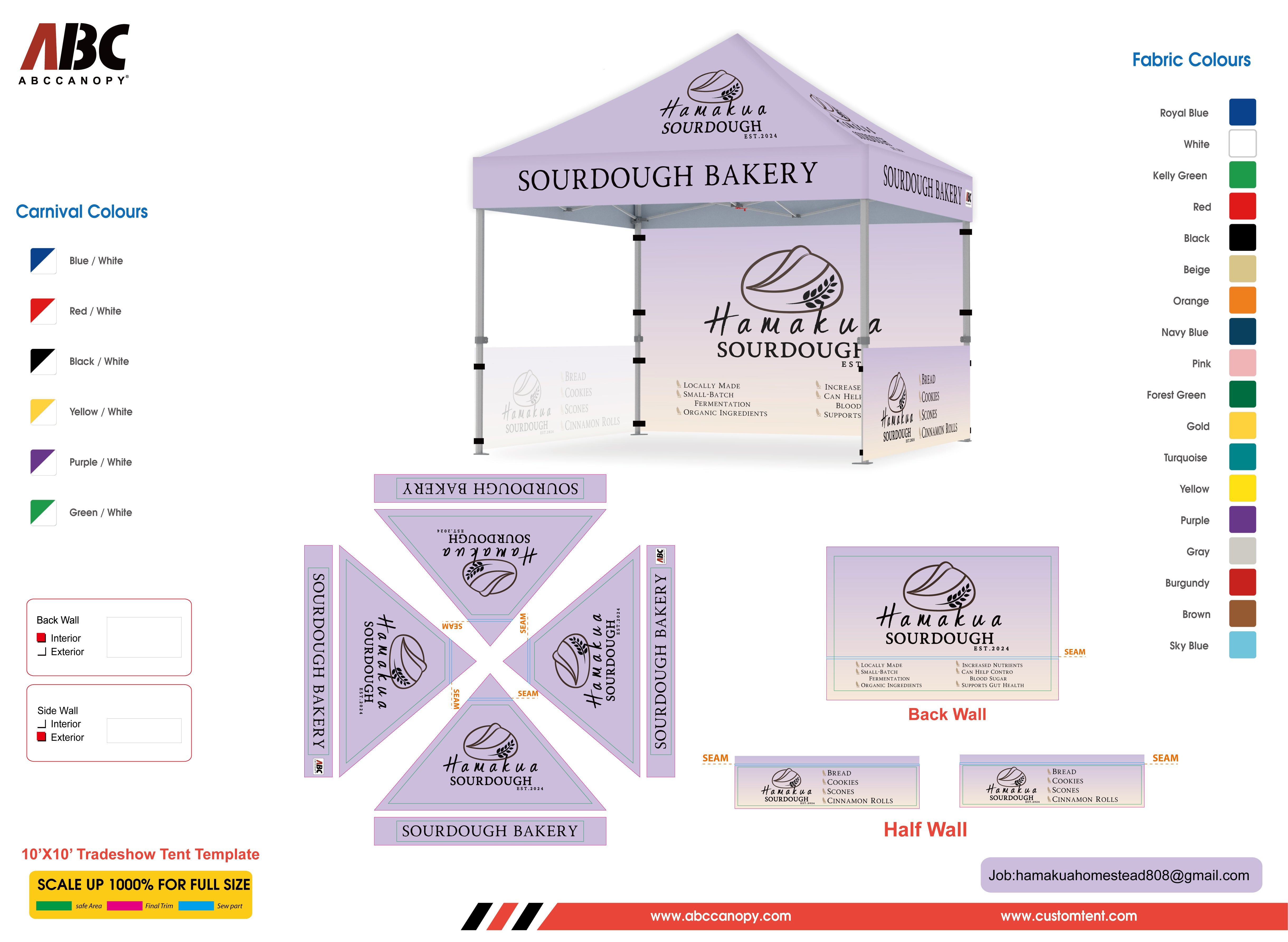 Exclusive Custom Pop-up Canopy Tent