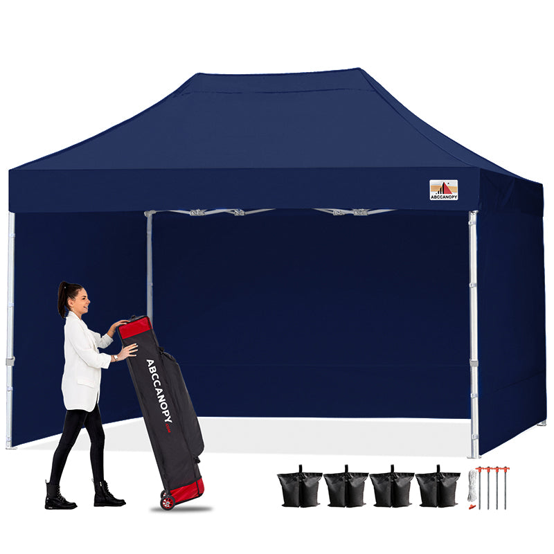 ABCCANOPY S1 Commercial Pop Up Canopy Tent with Sidewalls - 8x8, 8x12, 8x16