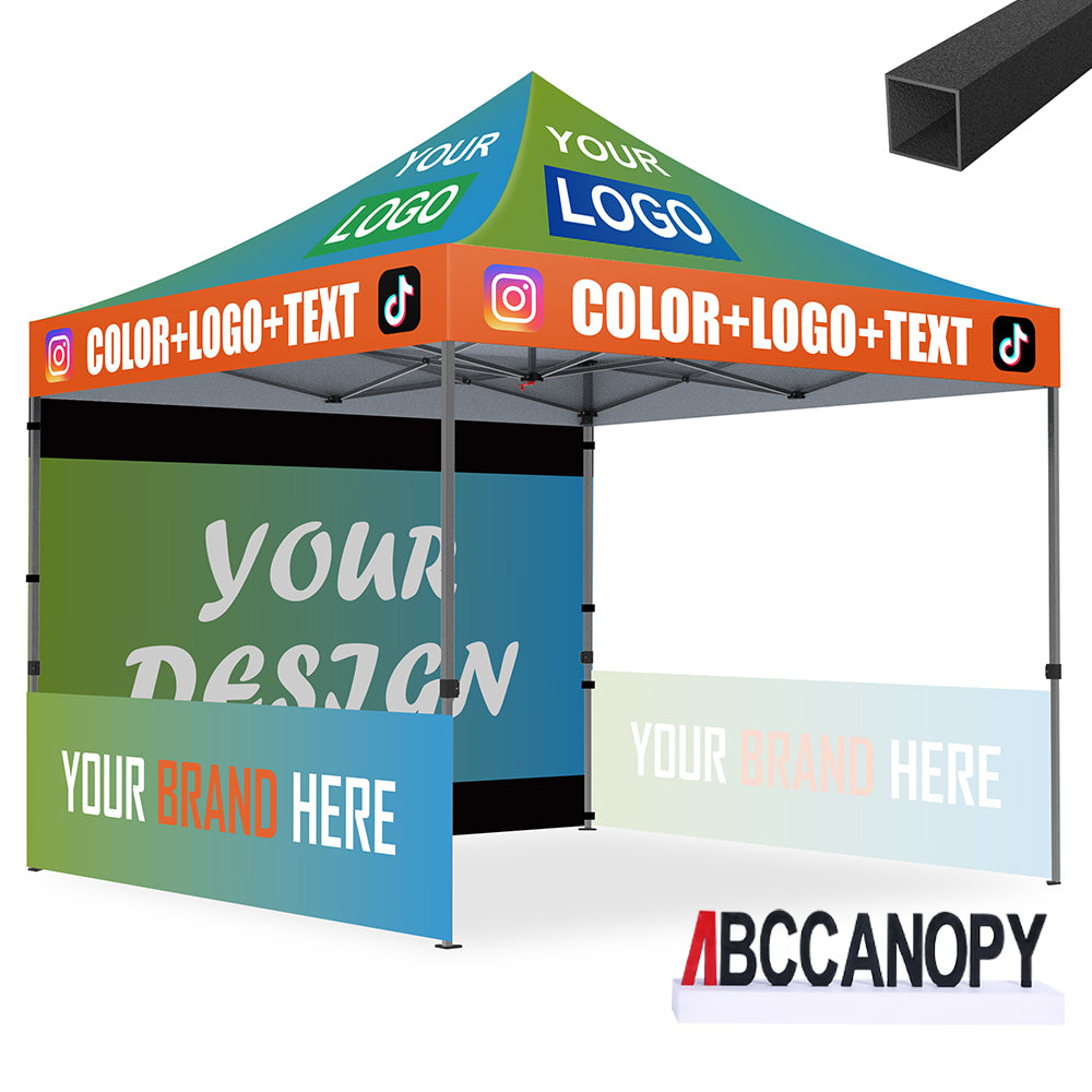 ABCCANOPY Custom Canopy Tent Pop Up Shelter (S1 Commercial) - 10x10, 10x15, 10x20