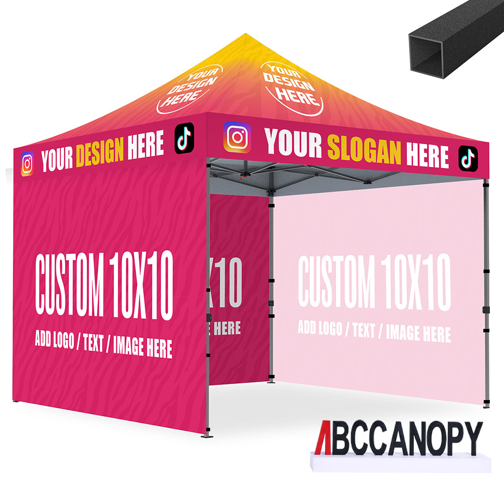 ABCCANOPY Custom Canopy Tent Pop Up Shelter (S1 Commercial) - 10x10, 10x15, 10x20