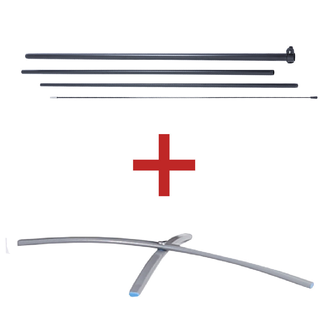 Pole Set + Cross Base