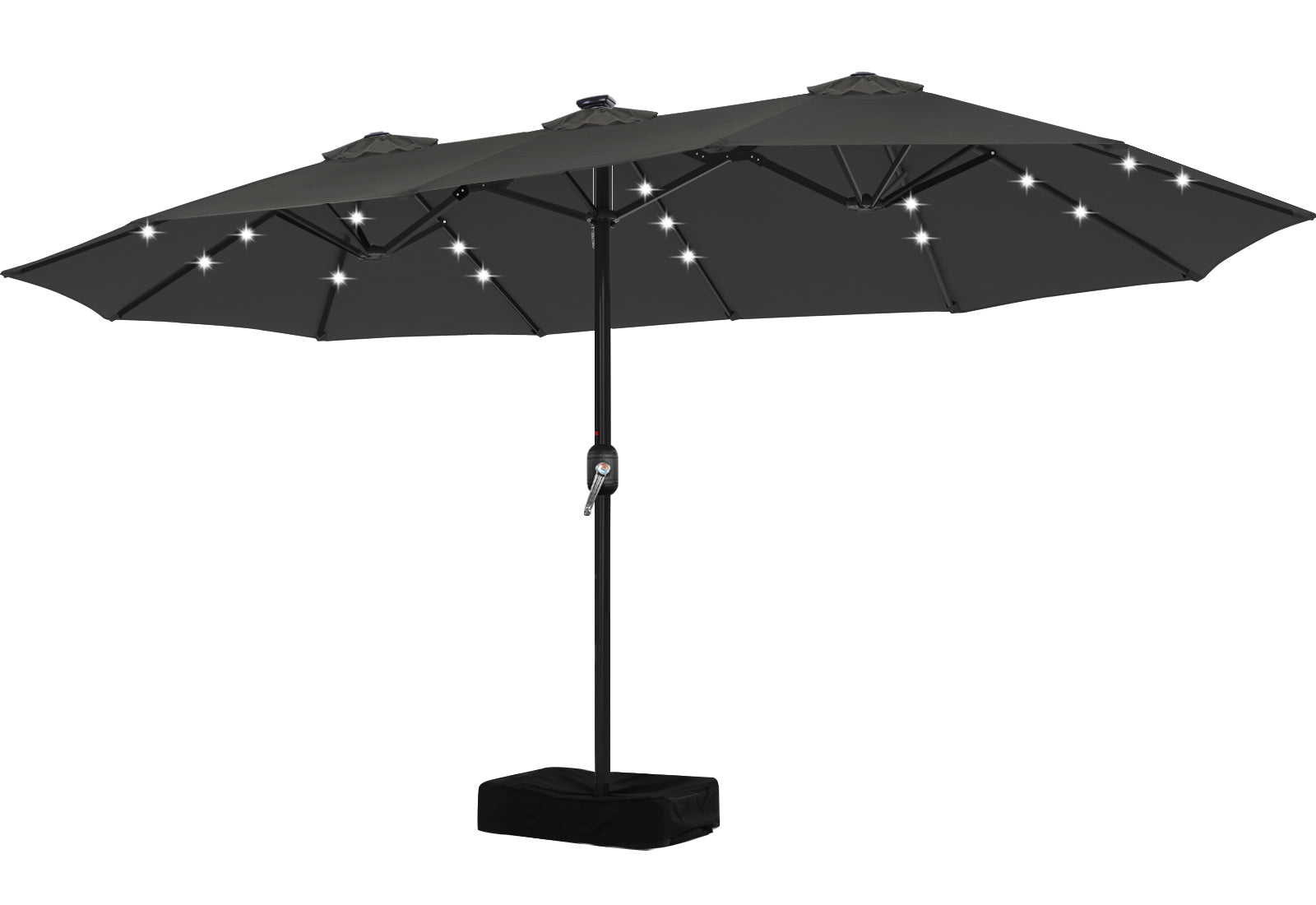 ABCCANOPY Outdoor Double-Sided Large Patio Umbrella 15FT