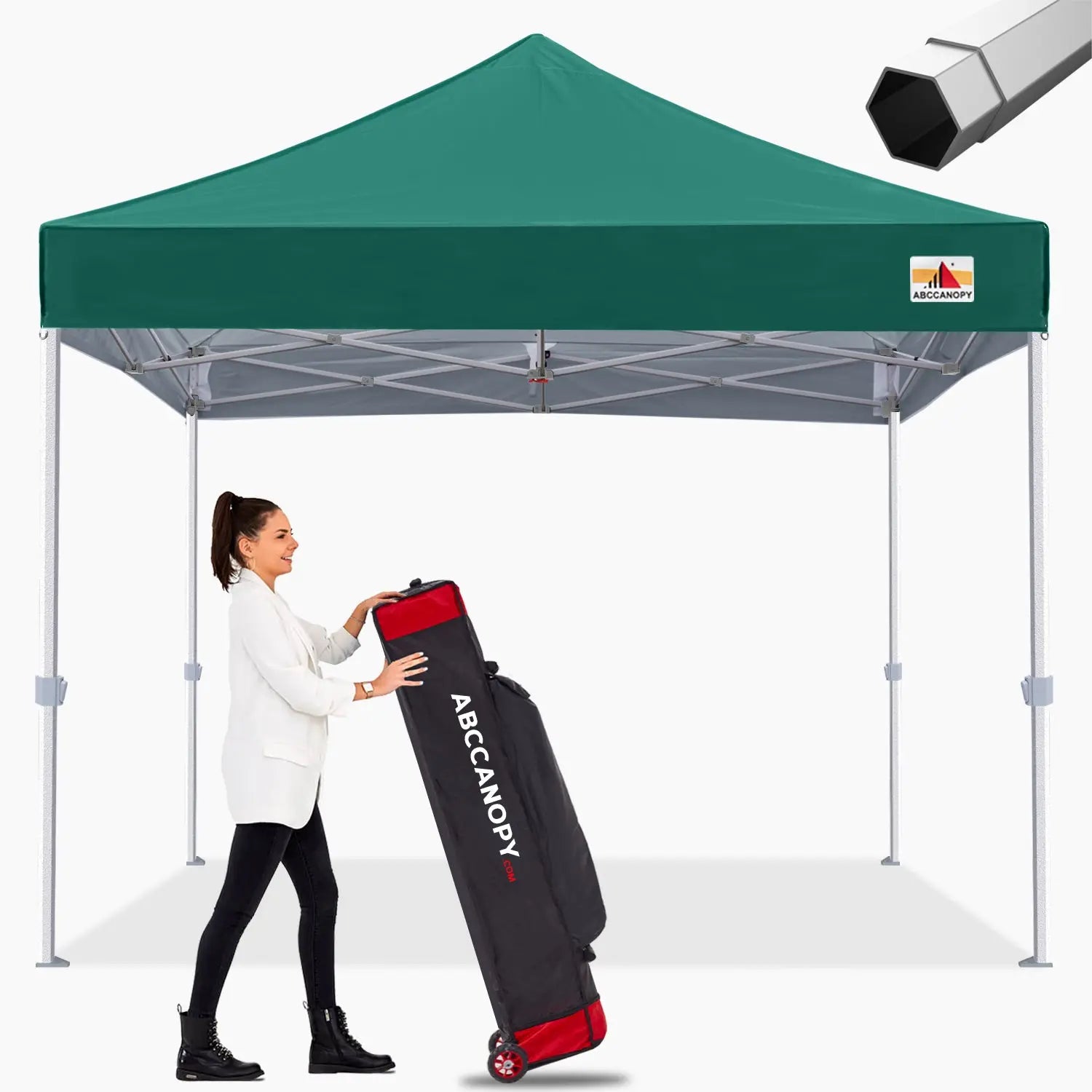 ABCCANOPY S2 Premium Heavy Duty Pop Up Canopy Tent - 8x8, 10x10, 10x15, 10x20