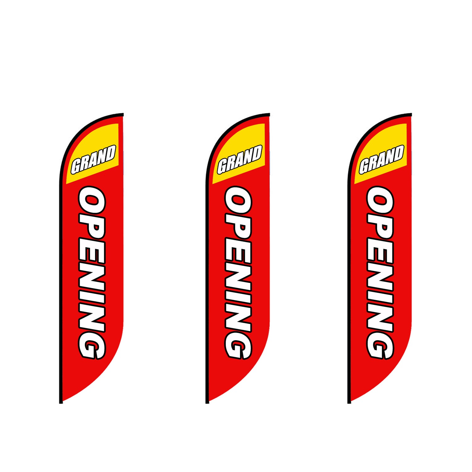 ABCCANOPY Custom Feather Blade Flag Advertising 8FT/10FT/12FT (Flag Only)