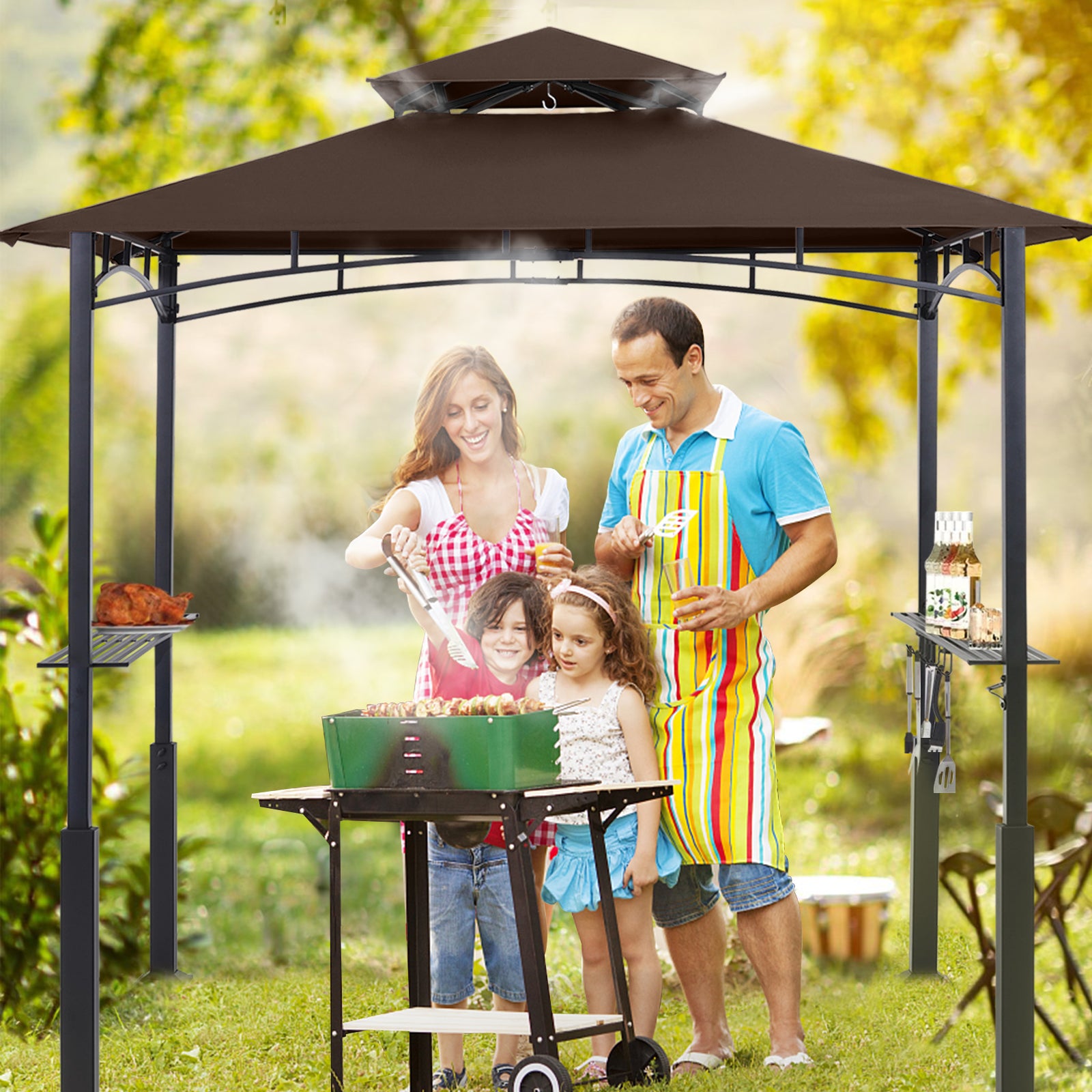 ABCCANOPY Outdoor 8x5 Grill Gazebo Shelter