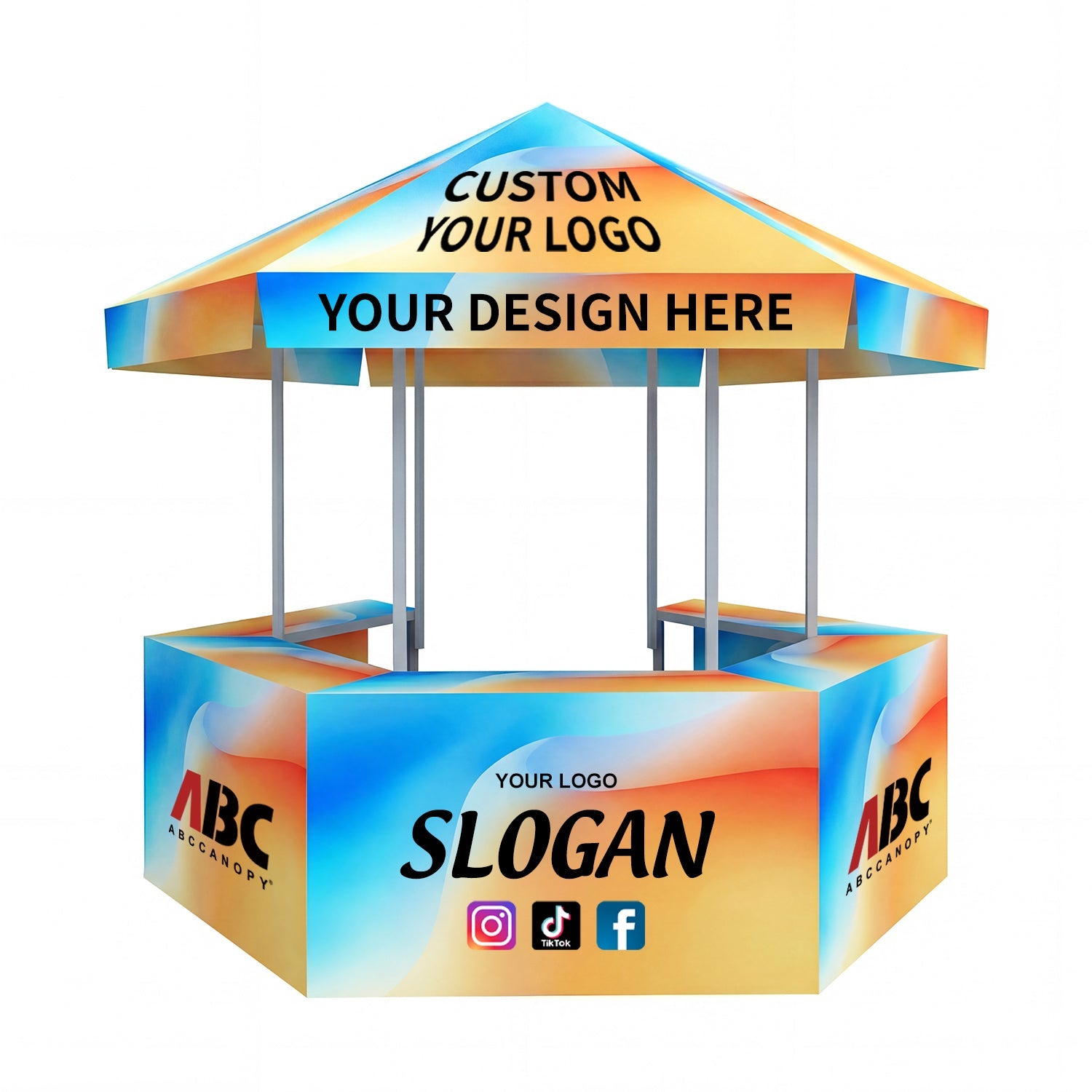 custom logo tent Custom Canopy Dome Tent 10x10