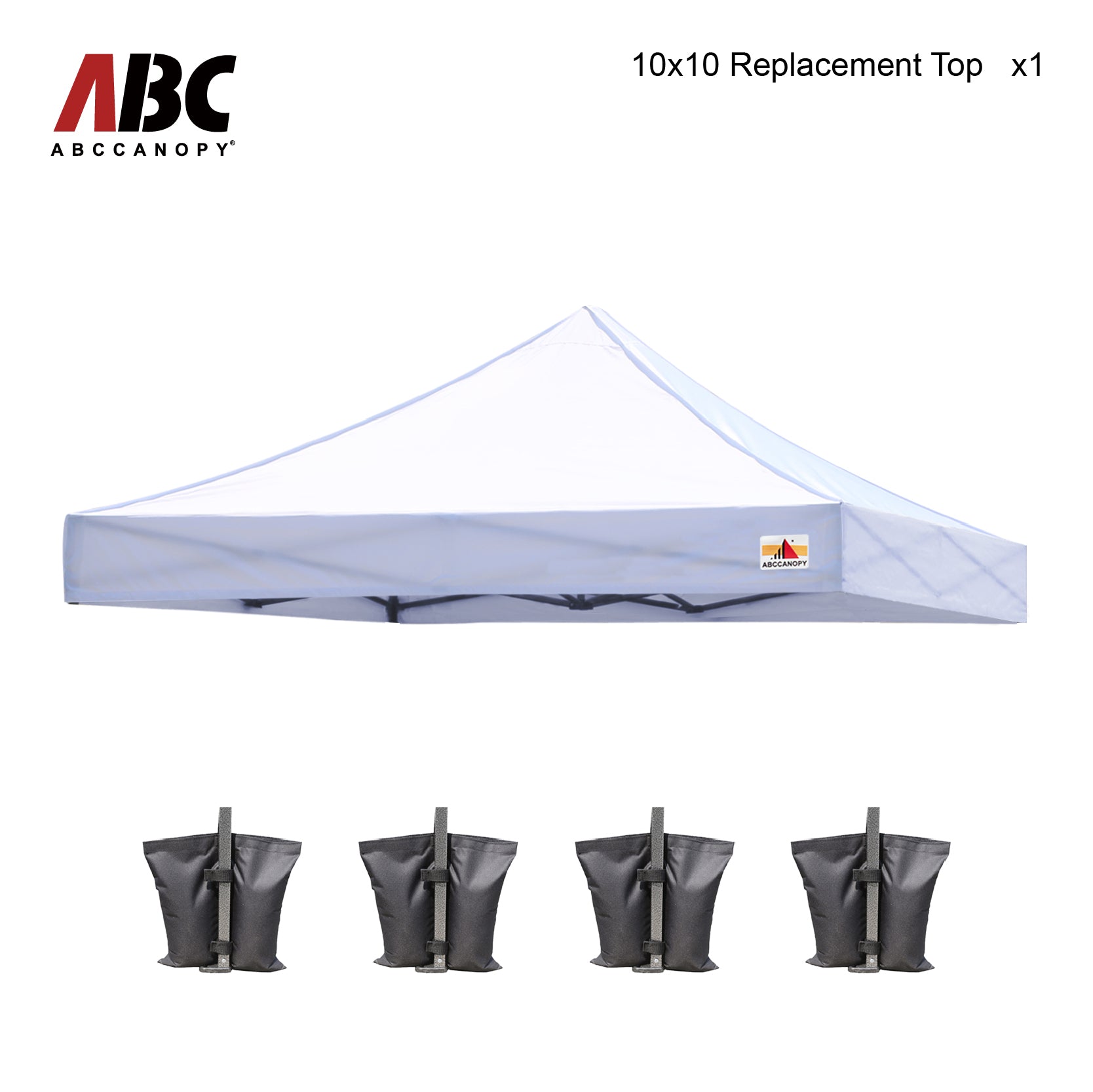 ABCCANOPY Replacement Top Cover for 8x8/10x10/10x15/10x20 Pop Up