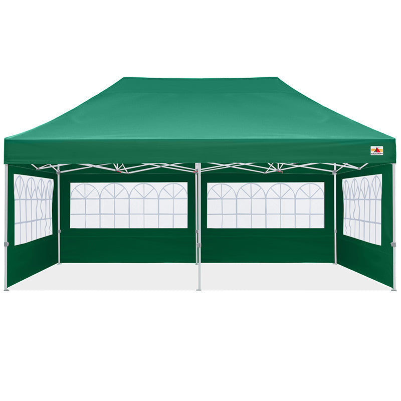 ABCCANOPY Pop Up Church Canopy Tent with Window Sidewalls (S1 Commercial) - 8x8, 10x10, 10x15, 10x20