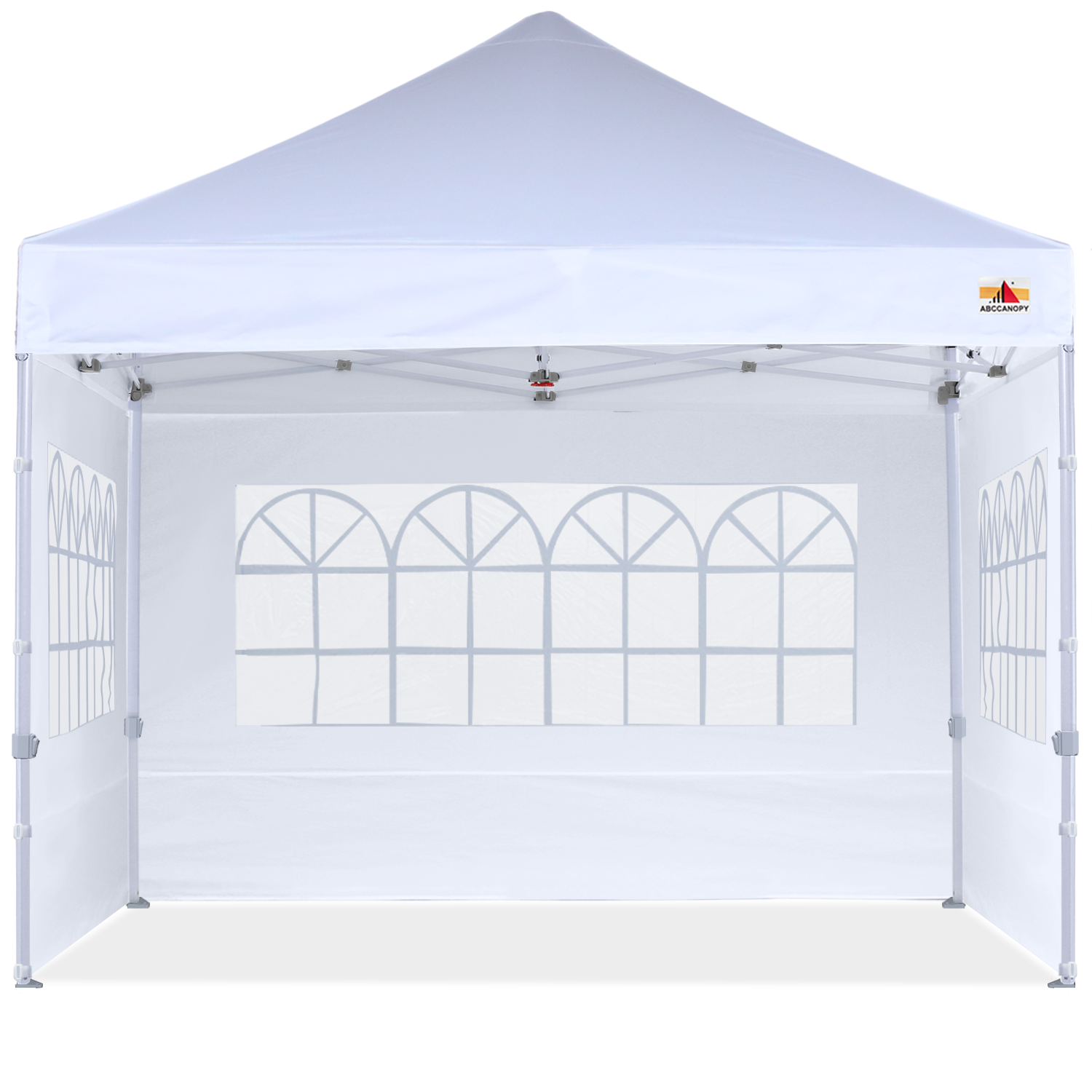 ABCCANOPY Pop Up Church Canopy Tent with Window Sidewalls (S1 Commercial) - 8x8, 10x10, 10x15, 10x20