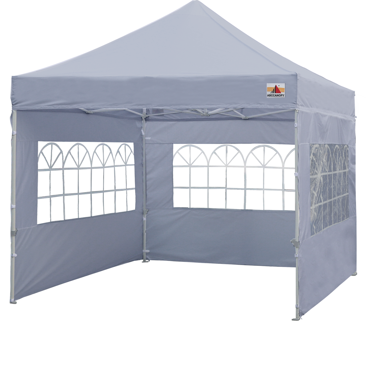 ABCCANOPY Pop Up Church Canopy Tent with Window Sidewalls (S1 Commercial) - 8x8, 10x10, 10x15, 10x20