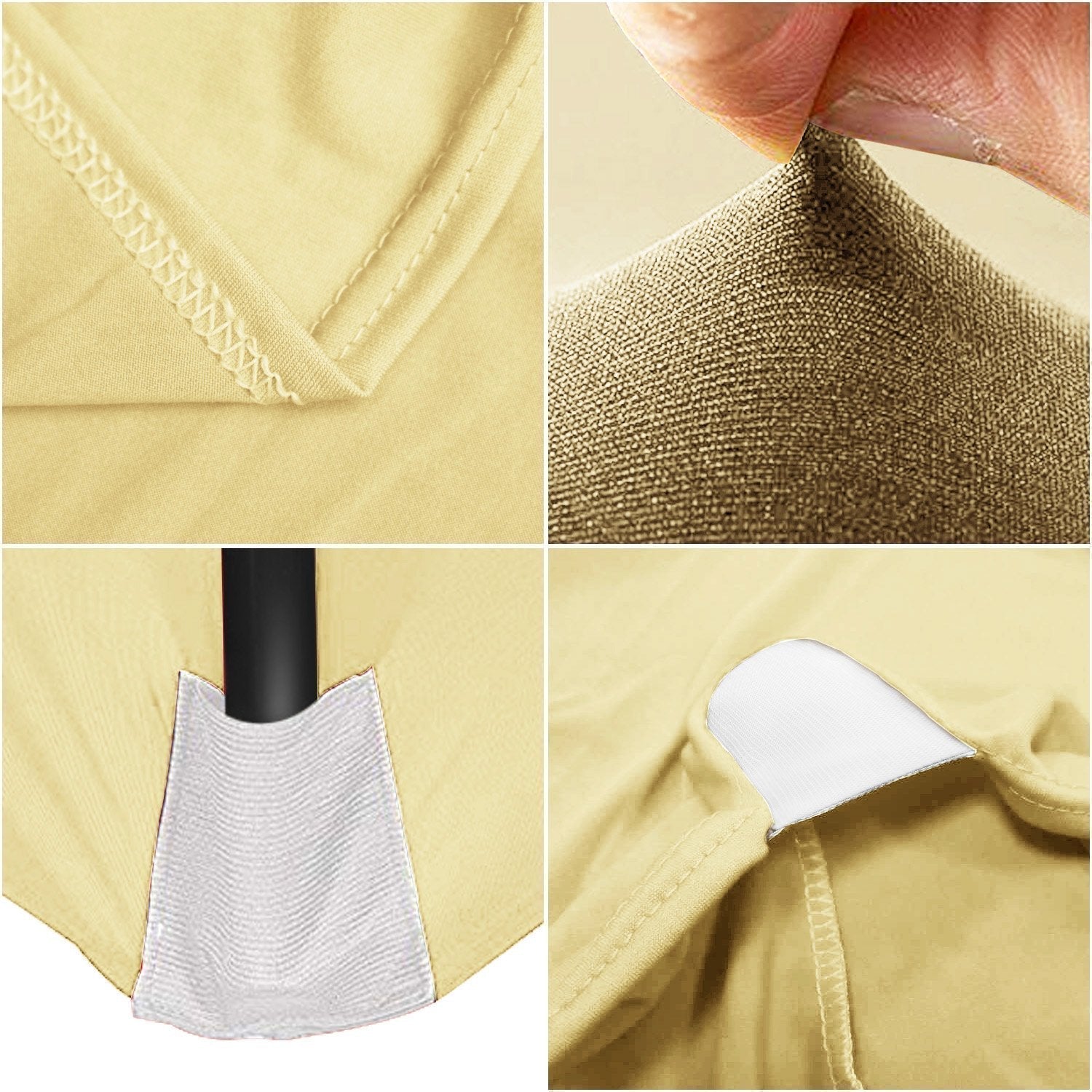 Spandex Table Cover Fitted Polyester Tablecloth - ABC-CANOPY