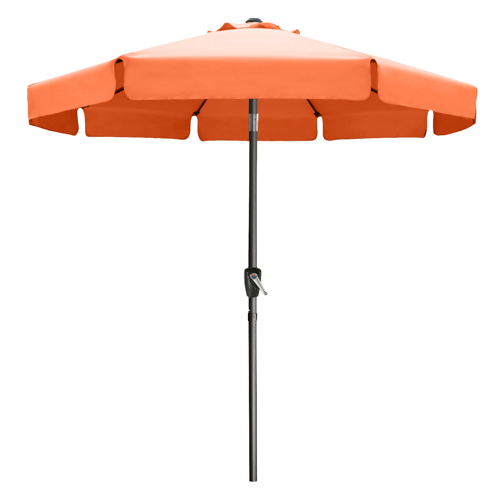 Outdoor Table Market Umbrella with Push Button Tilt and Crank for Patio Pool