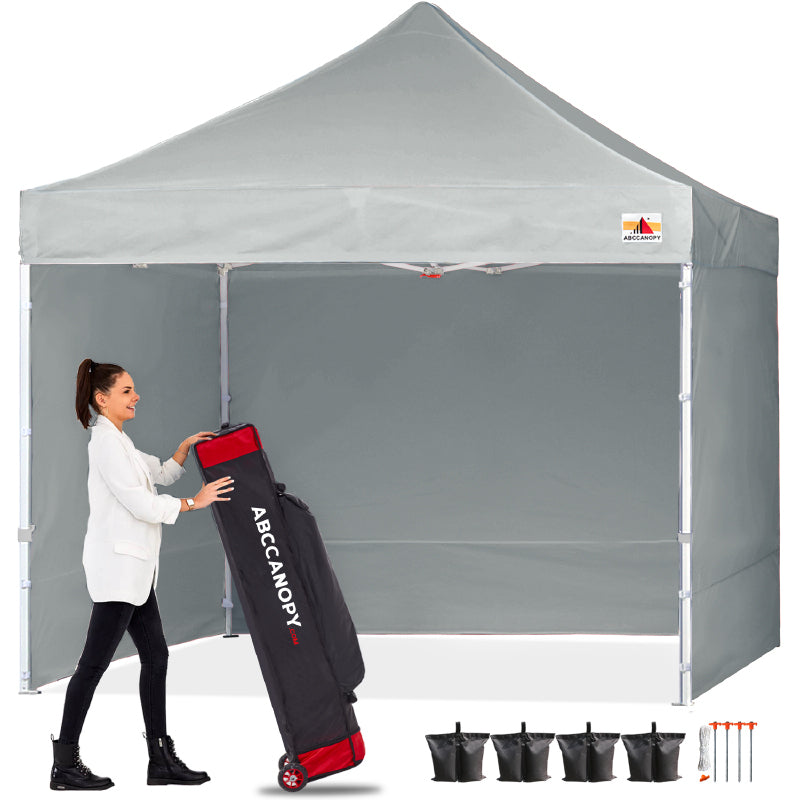 ABCCANOPY S1 Commercial Pop Up Canopy Tent with Sidewalls - 8x8, 8x12, 8x16