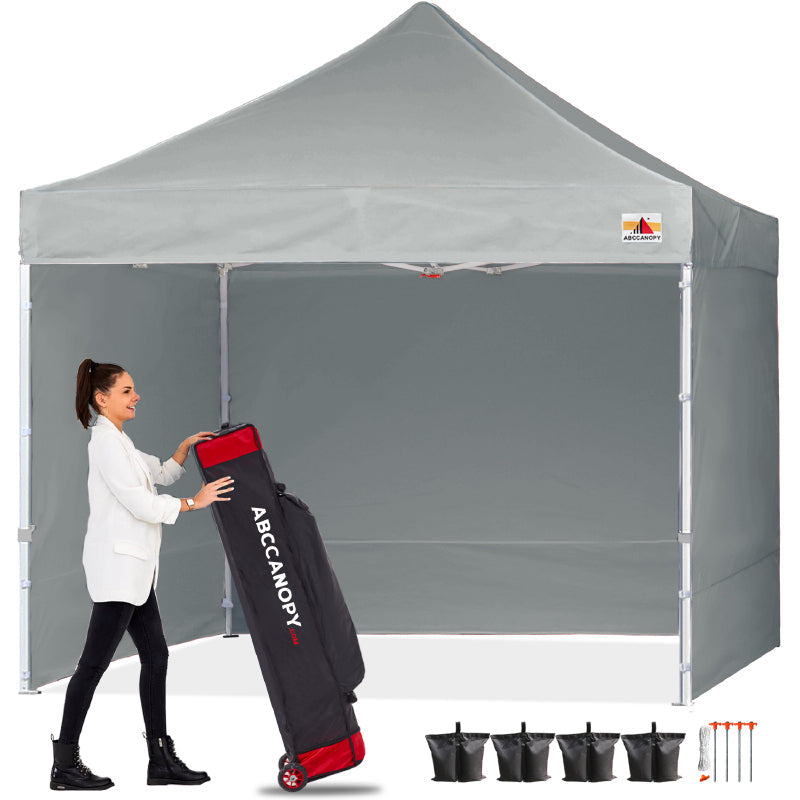 ABCCANOPY S1 Commercial Pop Up Canopy Tent with Sidewalls - 8x8, 8x12, 8x16