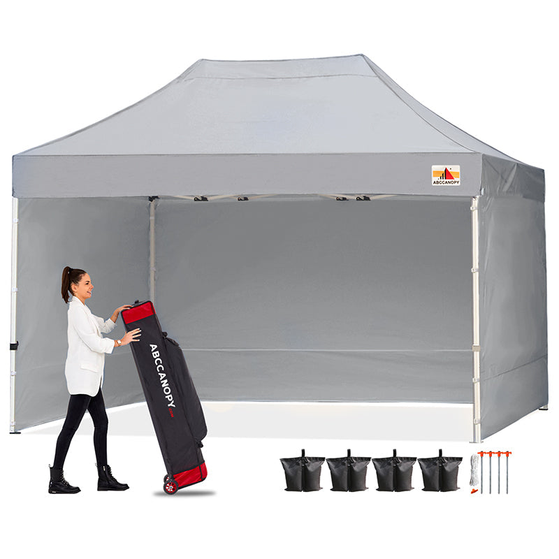 ABCCANOPY S1 Commercial Pop Up Canopy Tent with Sidewalls - 8x8, 8x12, 8x16