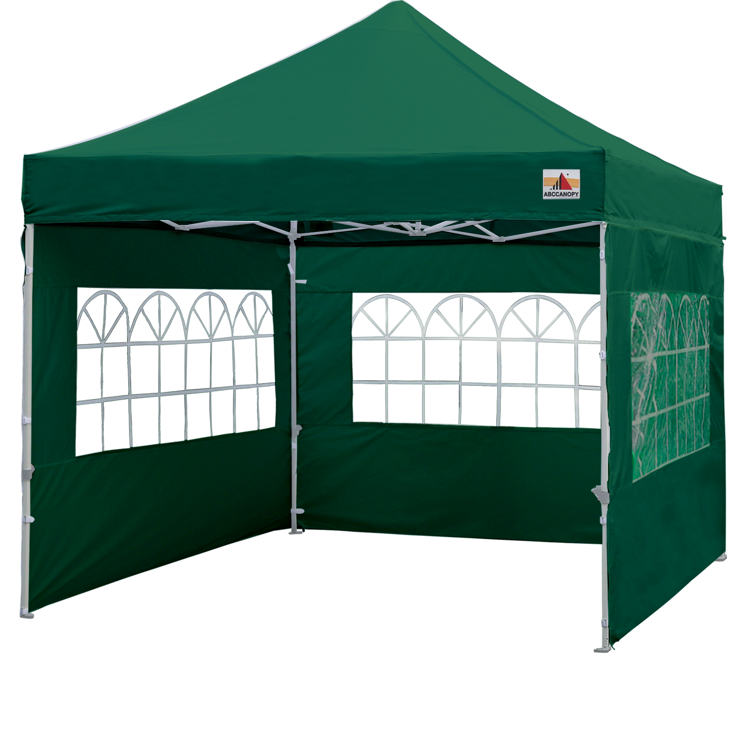 ABCCANOPY Pop Up Church Canopy Tent with Window Sidewalls (S1 Commercial) - 8x8, 10x10, 10x15, 10x20