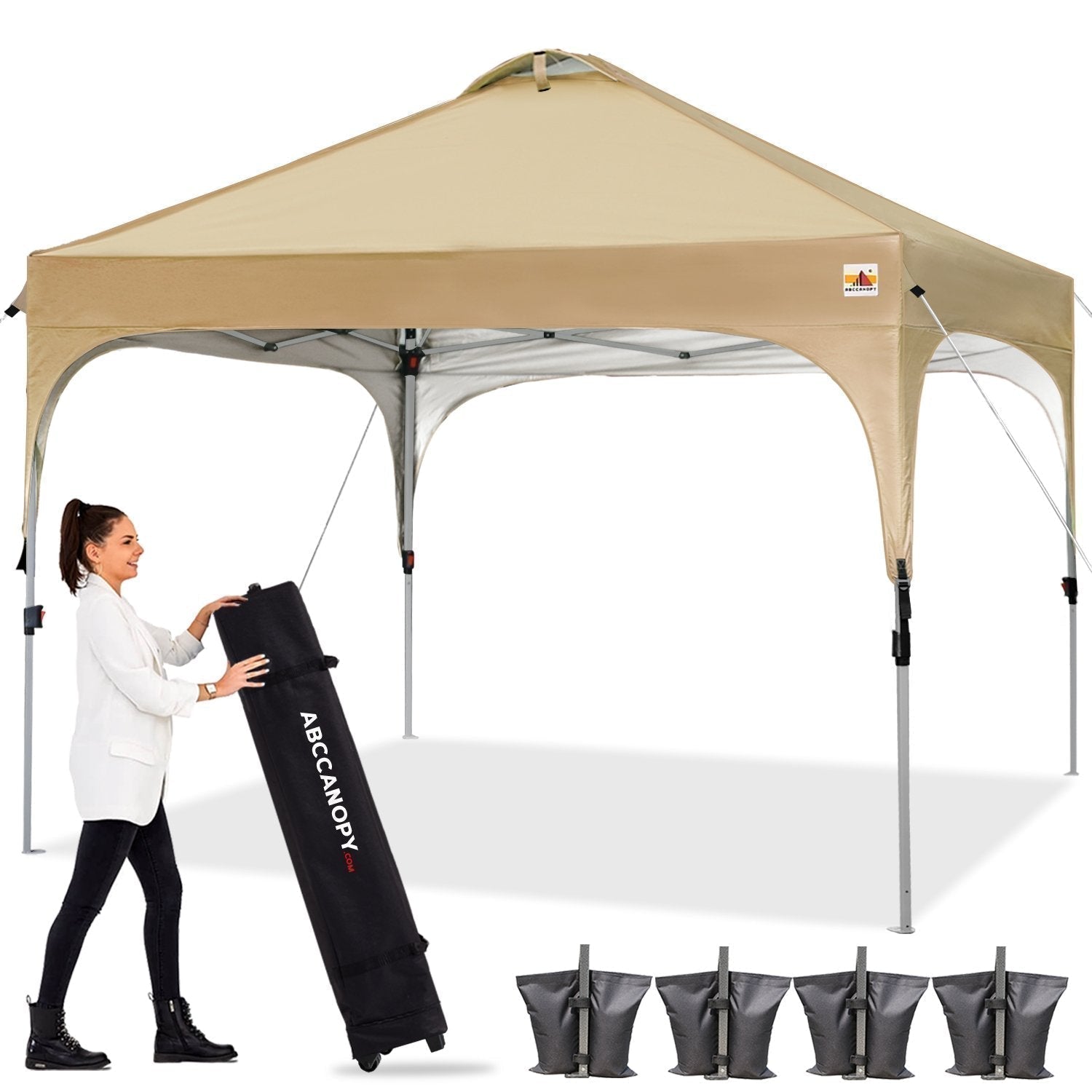 Compact 10x10 Pop-up Beach Canopy - ABC-CANOPY