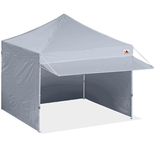 ABCCANOPY S1 Commercial Pop Up Canopy Tent with Awning and Sidewalls - 10x10, 10x20