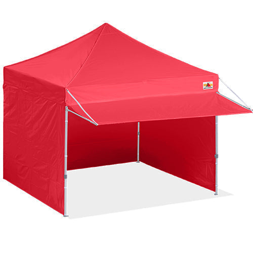 ABCCANOPY S1 Commercial Pop Up Canopy Tent with Awning and Sidewalls - 10x10, 10x20