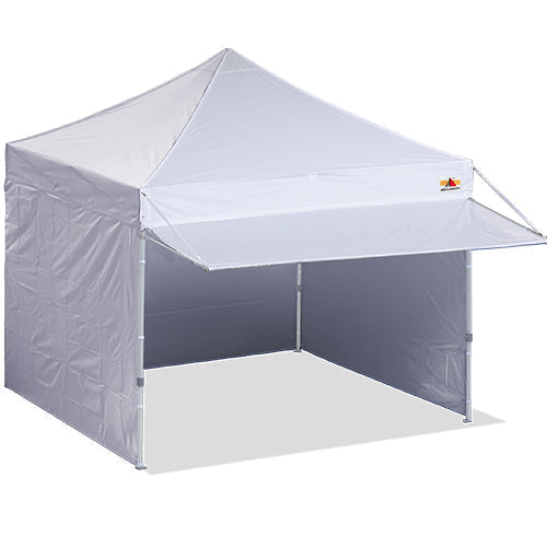 ABCCANOPY S1 Commercial Pop Up Canopy Tent with Awning and Sidewalls - 10x10, 10x20