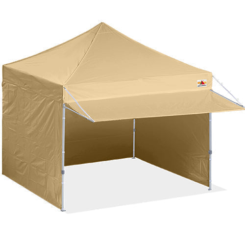 ABCCANOPY S1 Commercial Pop Up Canopy Tent with Awning and Sidewalls - 10x10, 10x20