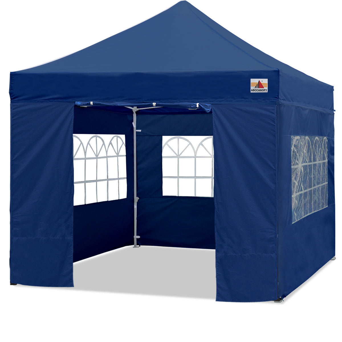 ABCCANOPY Pop Up Church Canopy Tent with Window Sidewalls (S1 Commercial) - 8x8, 10x10, 10x15, 10x20