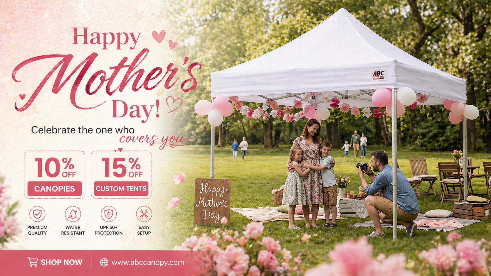 Mother’s Day Outdoor Gift Guide: Celebrate Mom in Comfort with ABCCANOPY