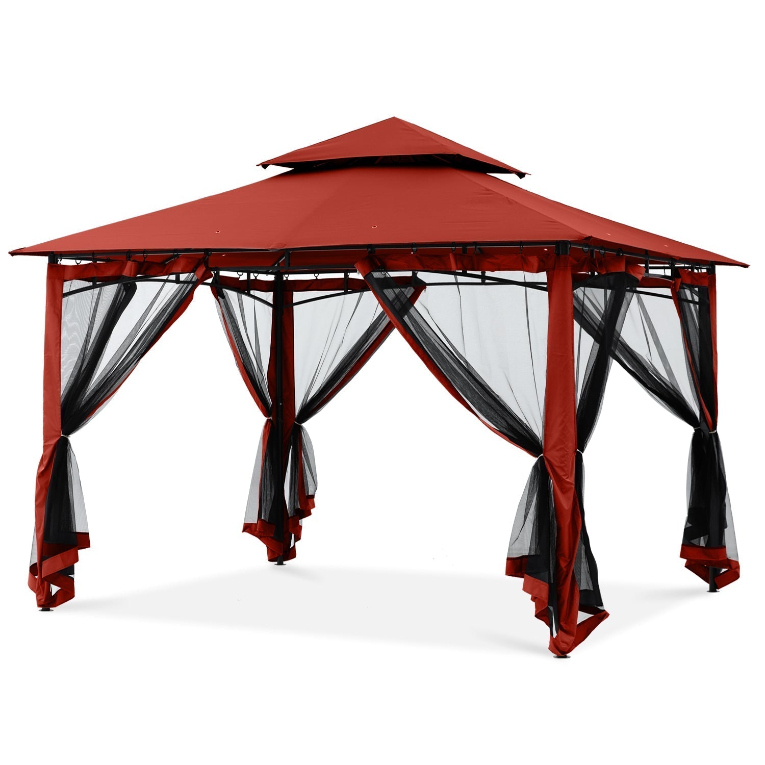 ABCCanopy Outdoor Sturdy Patio Gazebo 9x9/11x11/10x12 With Mosquito Netting
