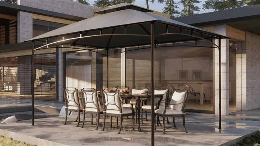 11x11FT Double Tier Patio Gazebo Installation Tips