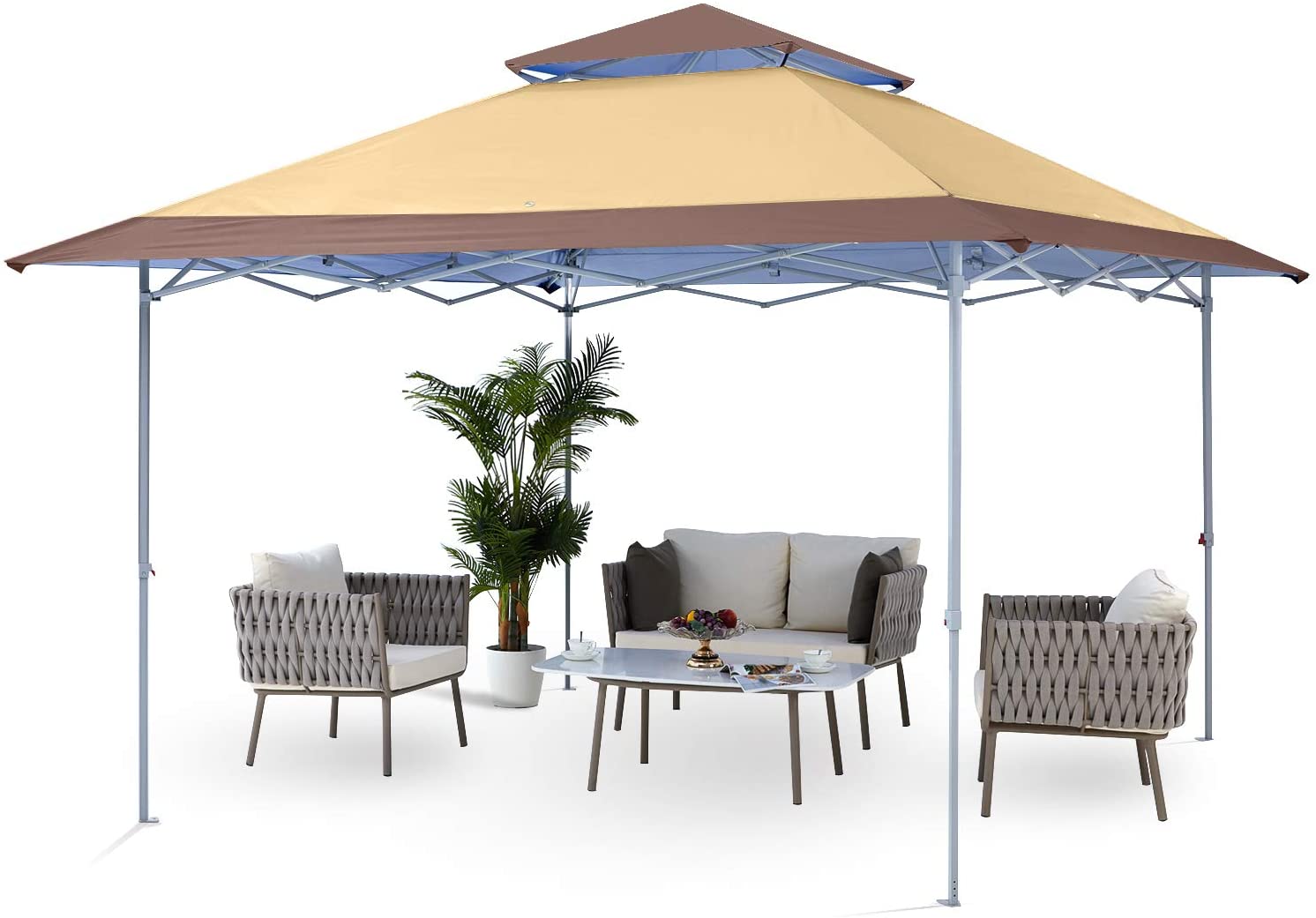 ABCCanopy Outdoor Easy Set‑up Portable 13x13 Canopy Tent with Vented Top
