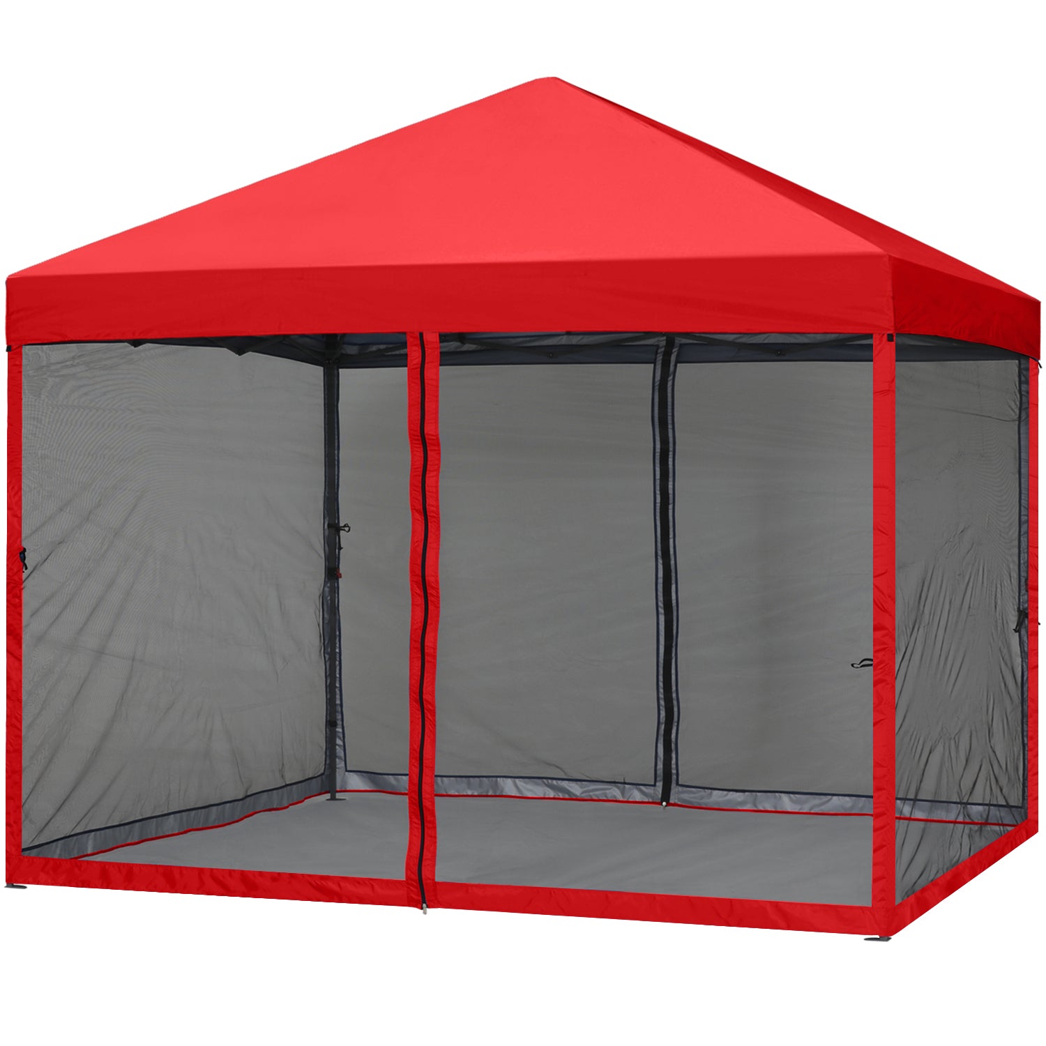 ABCCanopy Outdoor Easy Pop Up Canopy Tent with Netting Wall - 8x8, 10x10