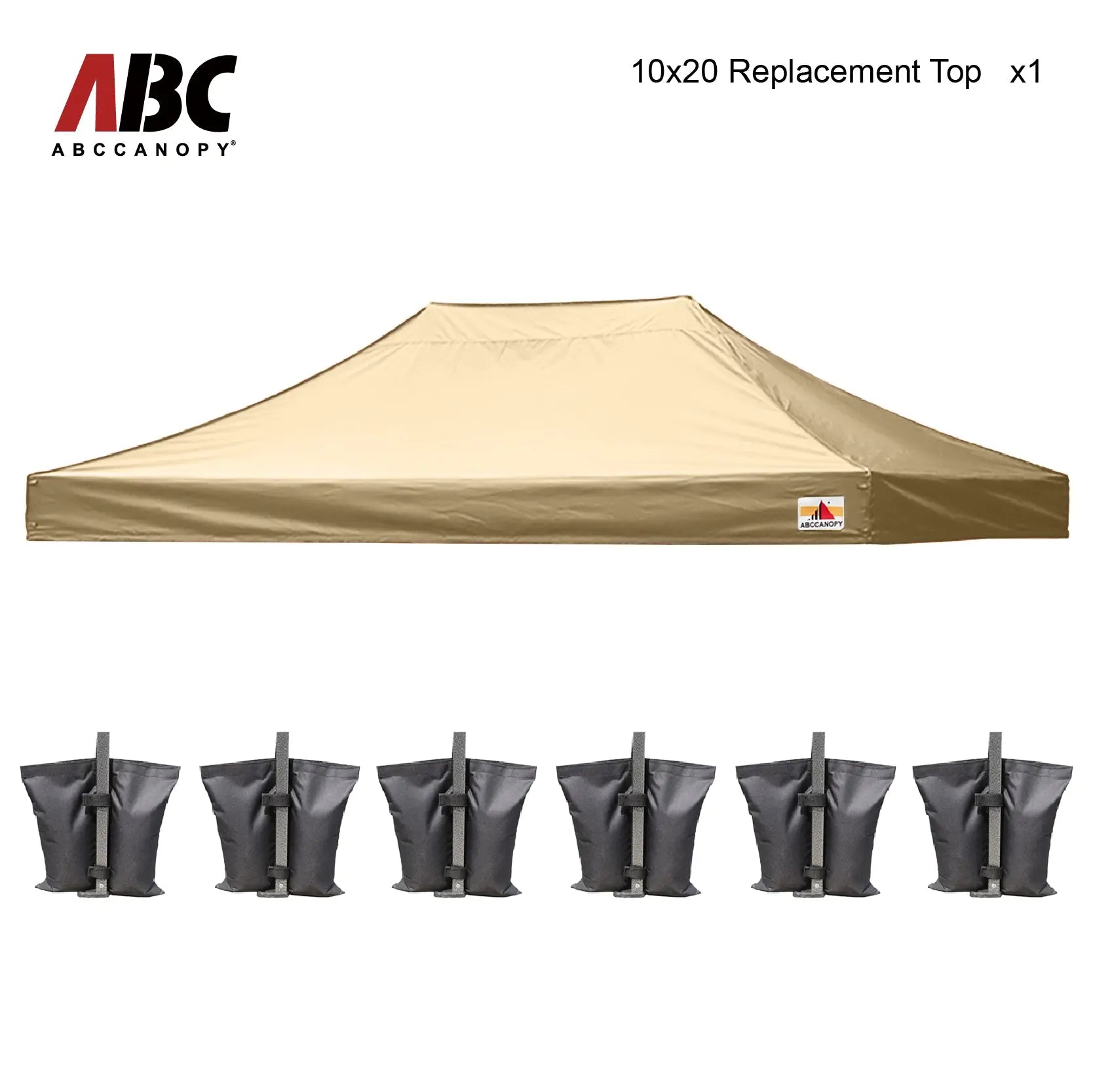 ABCCANOPY Replacement Top Cover for 8x8/10x10/10x15/10x20