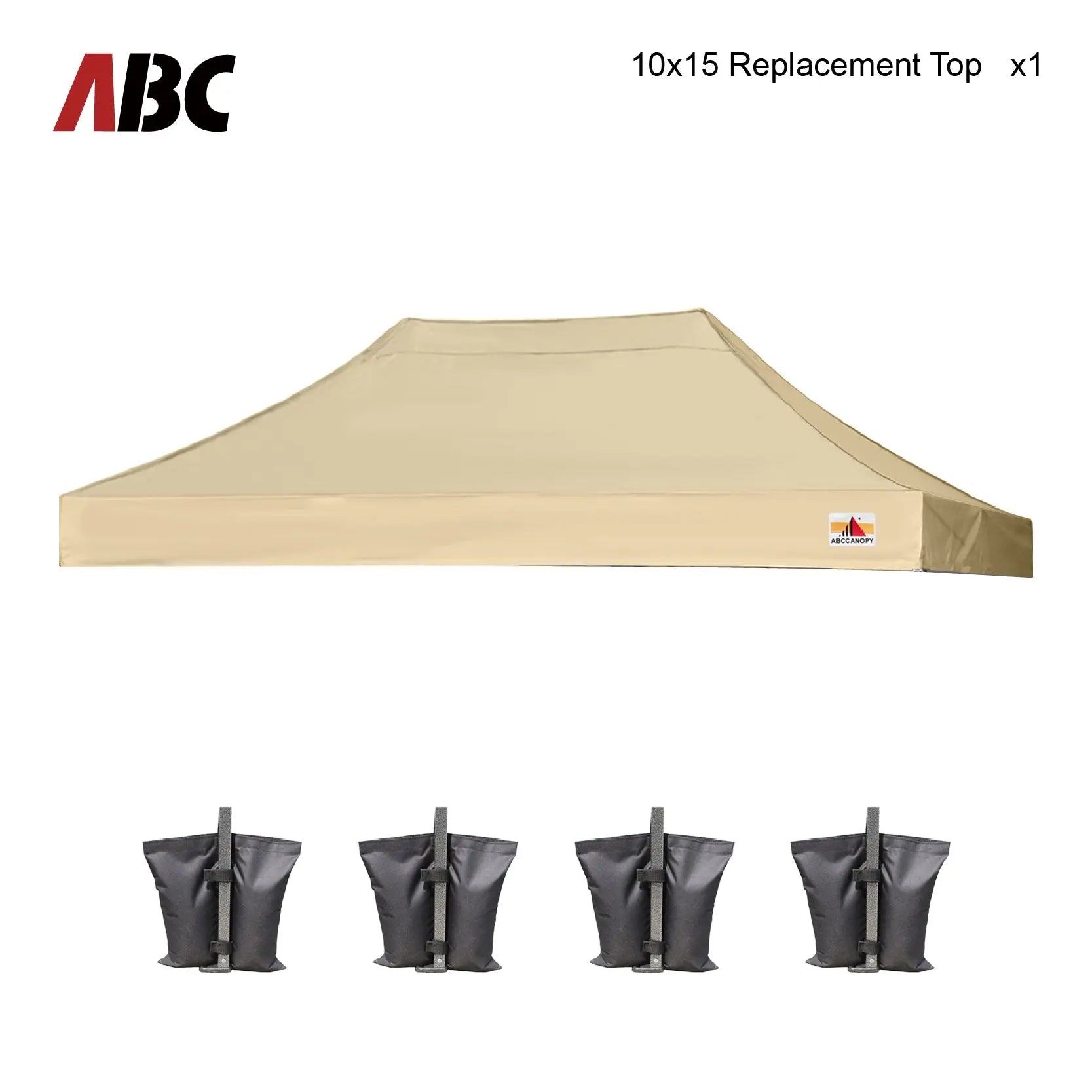 ABCCANOPY Replacement Top Cover for 8x8/10x10/10x15/10x20