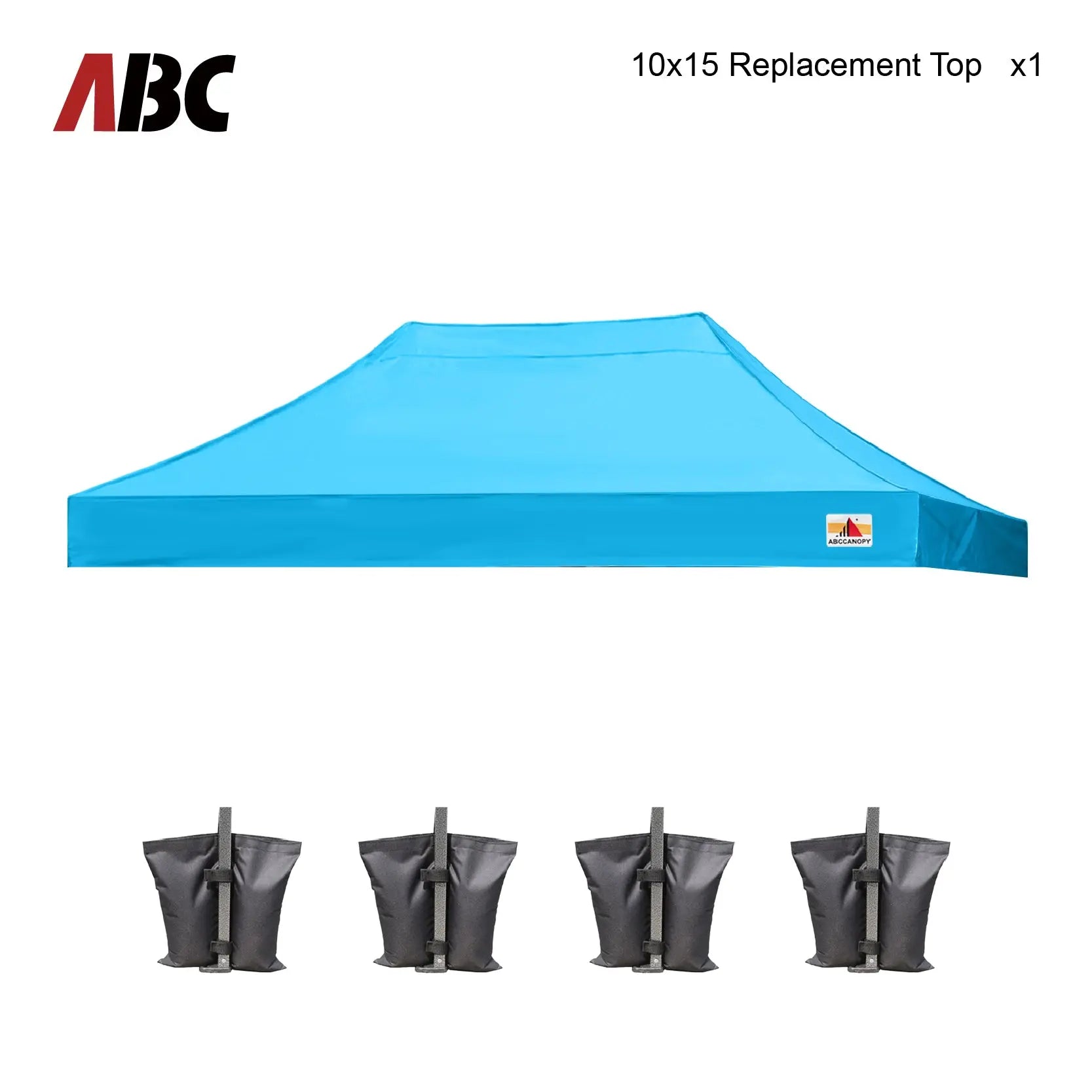 ABCCANOPY Replacement Top Cover for 8x8/10x10/10x15/10x20