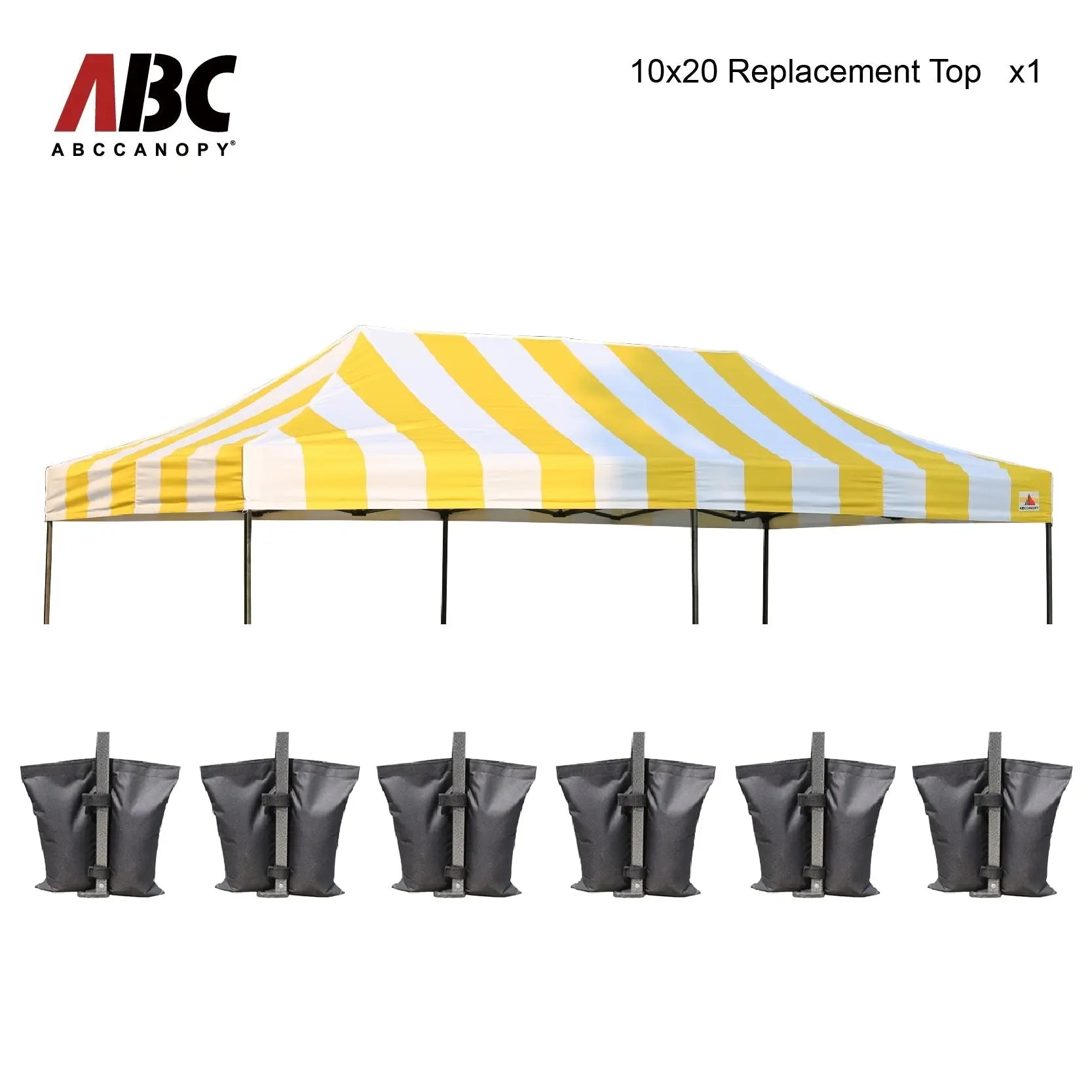 ABCCANOPY Replacement Top Cover for 8x8/10x10/10x15/10x20