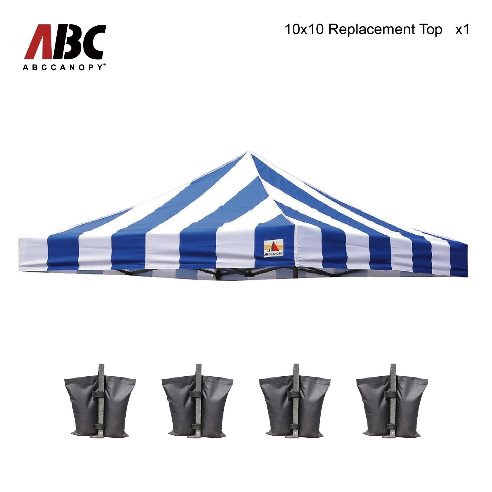 ABCCANOPY Replacement Top Cover for 8x8/10x10/10x15/10x20